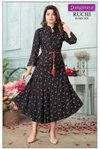 Ruchi By Rangmaya Rayon Printed Party Wear Kurtis Wholesale Shop In Surat
